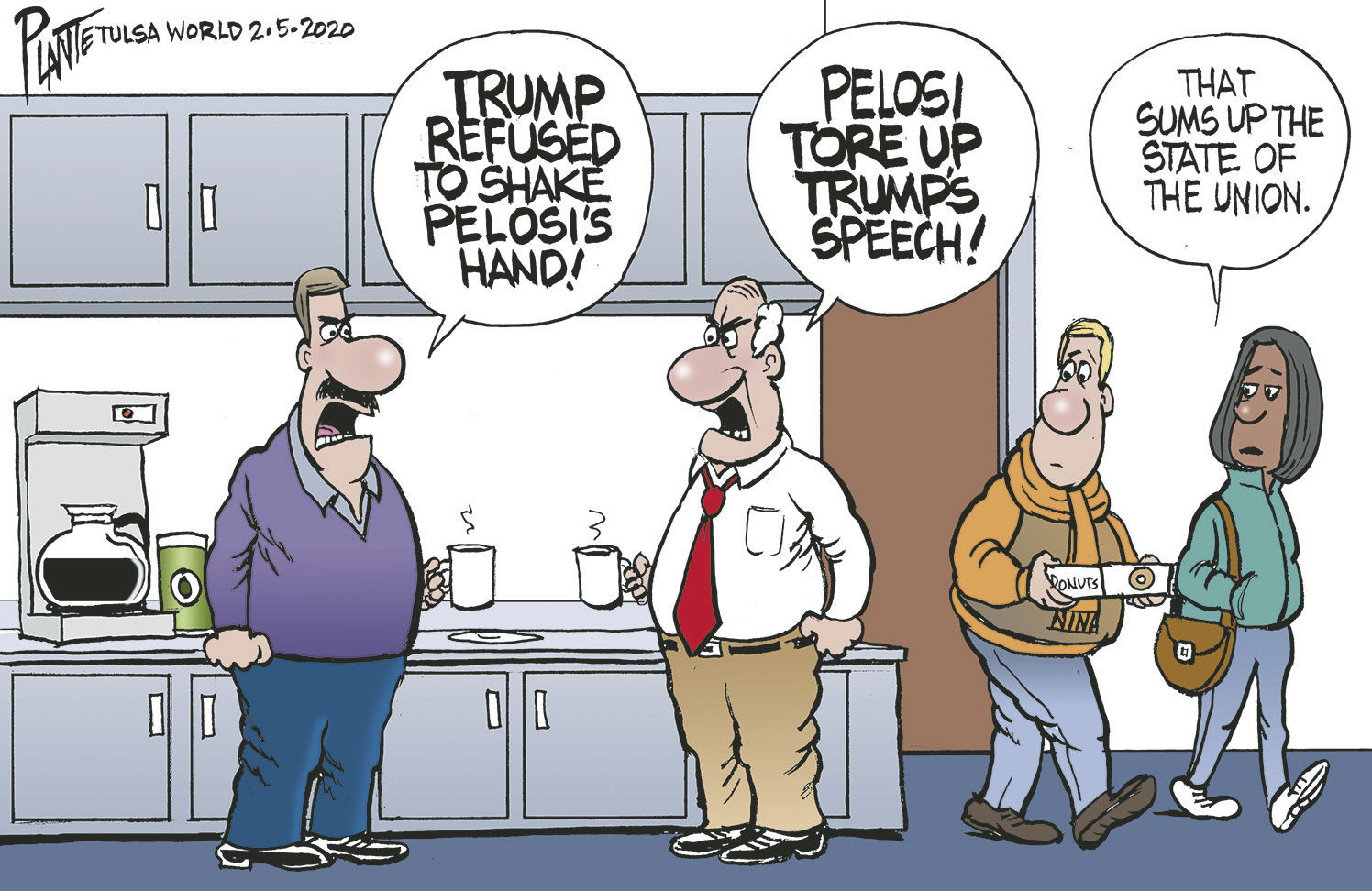 Bruce Plante Cartoon: State of the Union